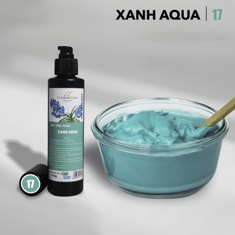 Màu siro thực phẩm Xanh AQUA (210g)