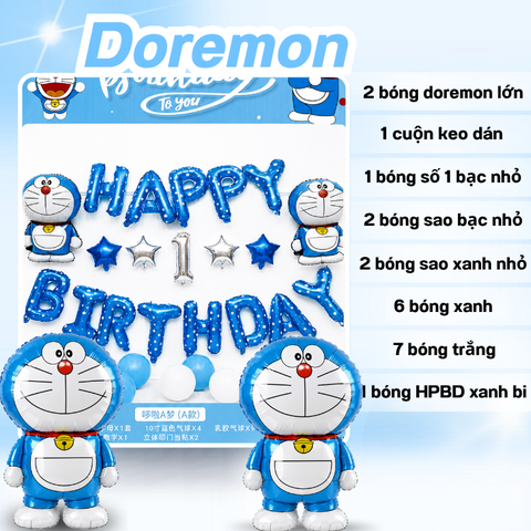 Bóng Chữ HPBD Doremon