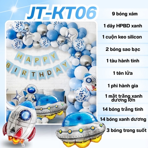 Bóng Chữ HPBD Phi Hành Gia 1 JT-KT06
