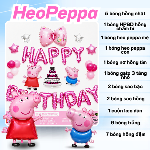 Bóng Chữ Heo Peppa