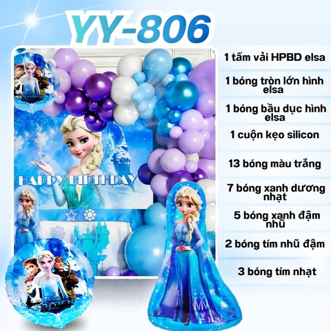 Bóng Chữ HPBD Elsa YY-806