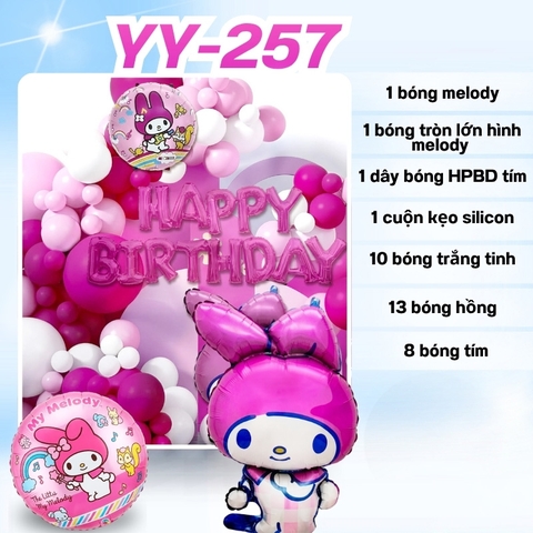 Bóng Chữ HPBD Melody YY-257