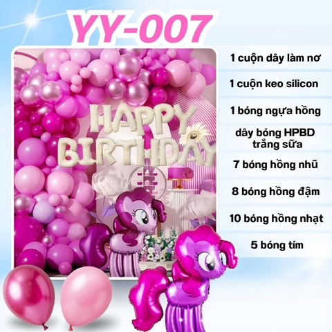 Bóng Chữ HPBD Ngựa Uni YY-007