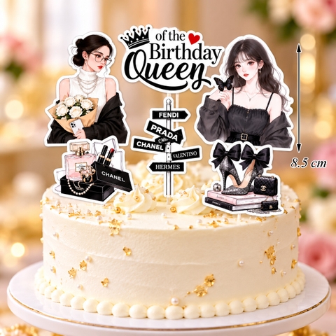 SCG-Set Cắm Cô Gái Hộp Quà Chanel TP
