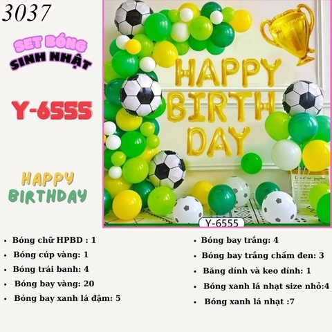 Bóng chữ bóng đá 6555 TT