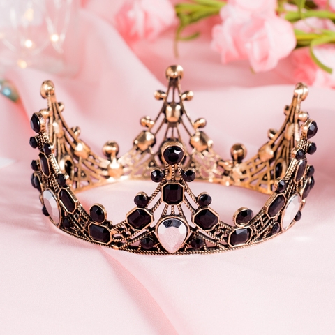 VM - Vương miện đen hợp kim size nhỡ