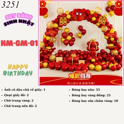 Bóng chữ Cổng vòm song Hỷ 01 TT