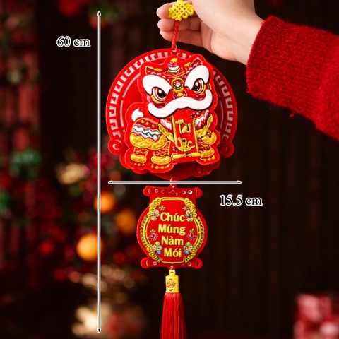 Dây Treo Tết Lân Vàng Tài Lộc TP