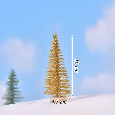 Cây thông noel vàng 10cm