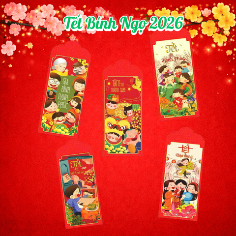 Set 10 Lì Xì Tết 2026 M15