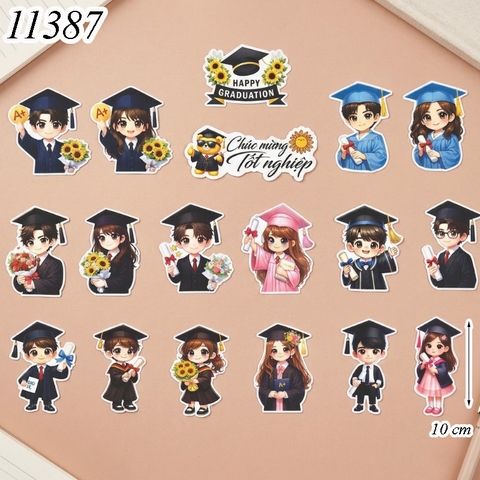 Set 18 Thẻ Tốt Nghiệp HD