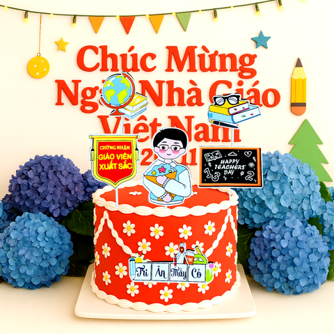 SCG-Set cắm giáo viên xuất sắc TP 20/11
