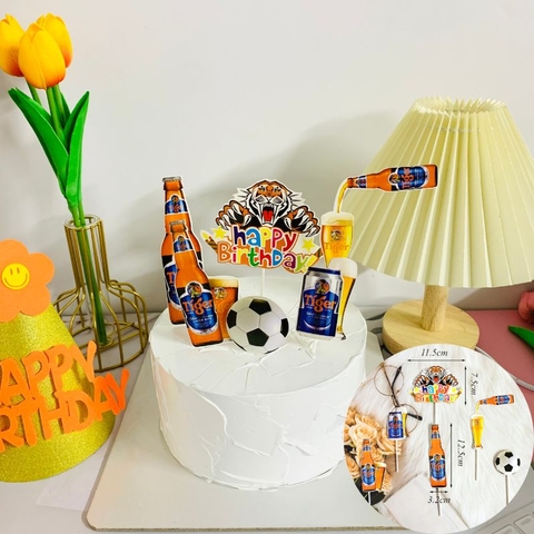 SCG-set cắm happy birthday bia tiger HD