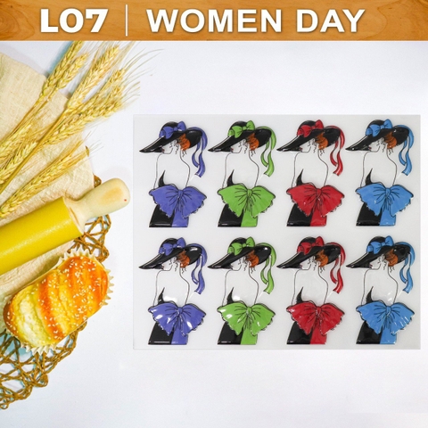 Khuôn socola happy woman day L07