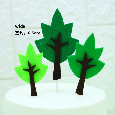 Cam - Set 3 cây vải 5 cạnh nhọn xanh lá