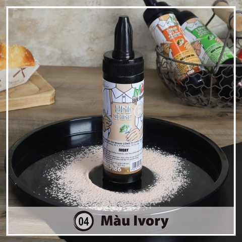 Màu phun bột Da ivory