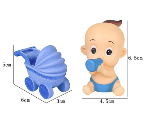 Tuong - bé thôi nôi đẩy xe xanh