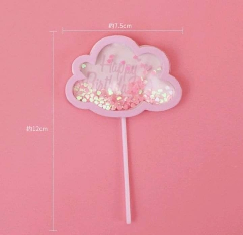Que HPBD mây hồng
