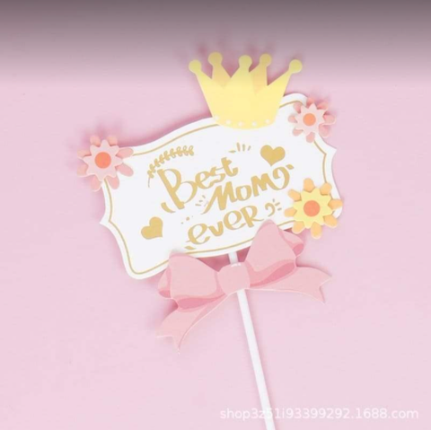 Cam - thẻ best mom every vương miện vàng
