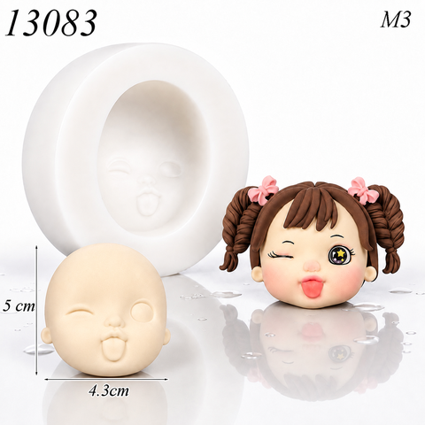 Khuôn Mặt Chibi Silicon M3