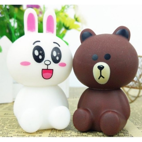 Tuong - cặp đôi gấu nâu thỏ ngồi