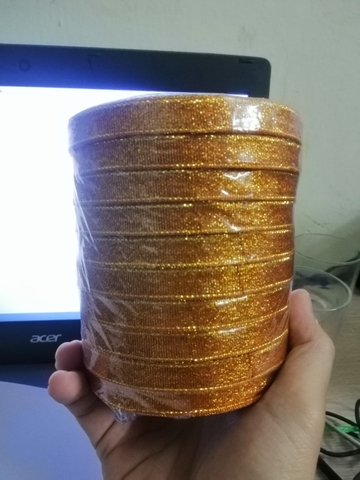 Ruybang kim tuyến khổ 1cm cam