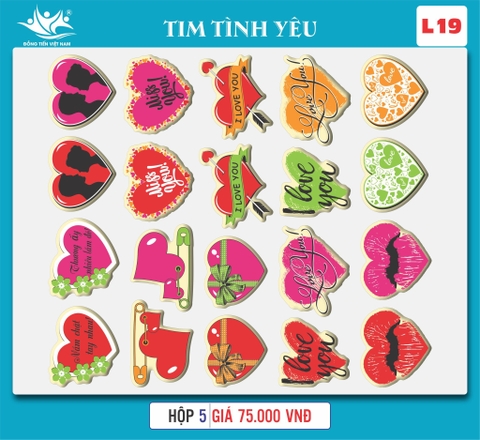 Khuôn socola tim hình tình yêu L19