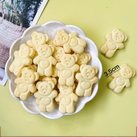 Bánh Quy Tạo Hình Gấu Vàng Trái Tim M18