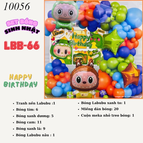 Bóng Chữ Labubu LBB-66 MT