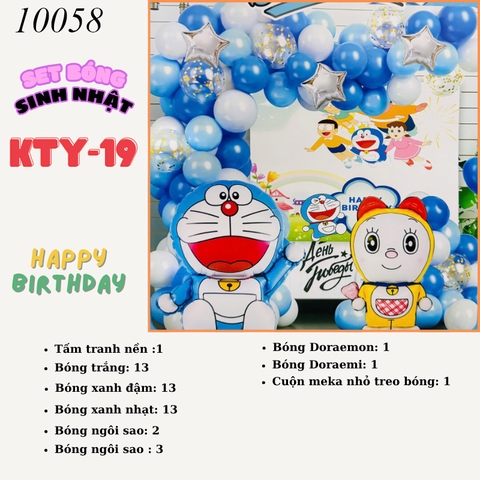 Bóng Chữ Doremon KTY19 MT