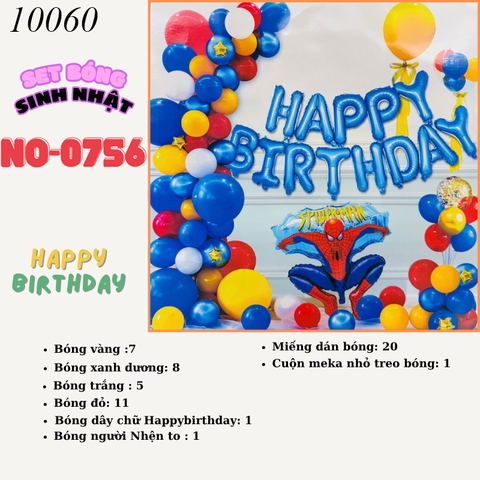 Bóng Chữ Người Nhện NO0756 MT
