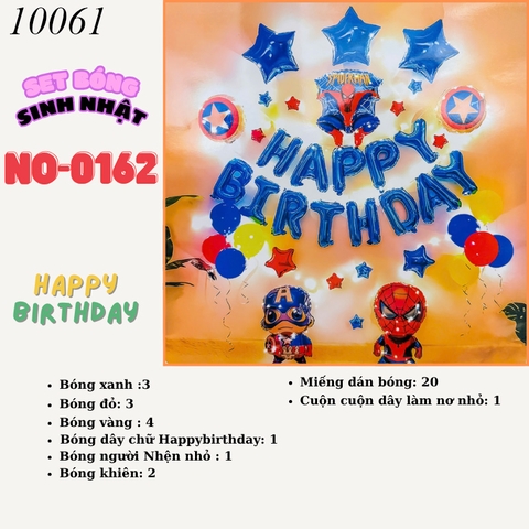 Bóng Chữ Người Nhện NO0162 MT