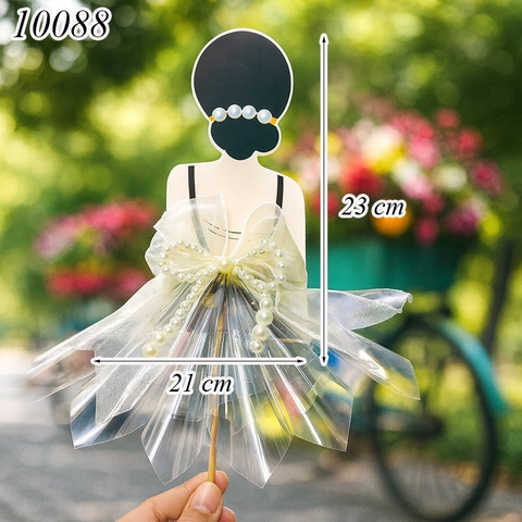 Phôi Đựng Tiền Cô Gái Váy Đen Hở Vai + 10 Meka Tiền TP