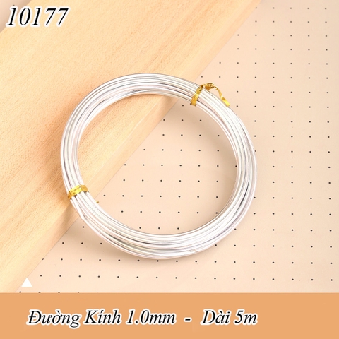 Dây nhôm mềm đường kính 1.0mm TQ (5m)