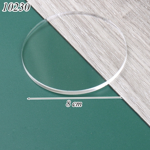 Tấm nhựa mica tròn trong suốt đường kính 8cm TQ
