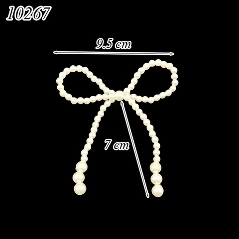 Nơ ngọc trai size trung TQ