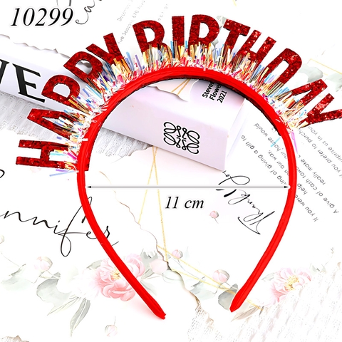 Kẹp tóc HPBD đỏ