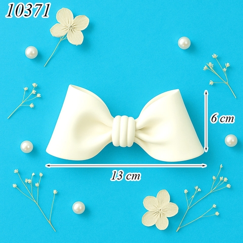 Nơ đất set Trắng 13cm