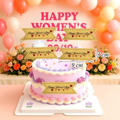 Túi 50 thẻ Happy Women Day Size Nhỏ