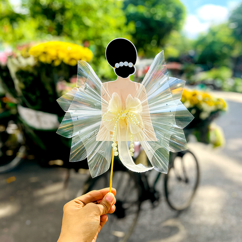Phôi Cô Gái Bướm Ống 10 Meka Cô Gái Cột Tóc Váy Trắng TP