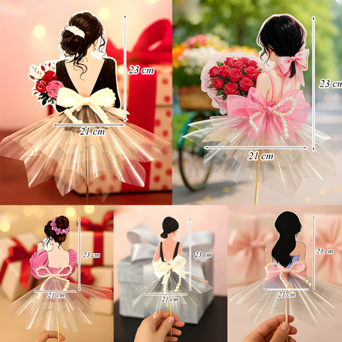 Combo 5 Cô Gái Váy 10 Ống Tiền M2