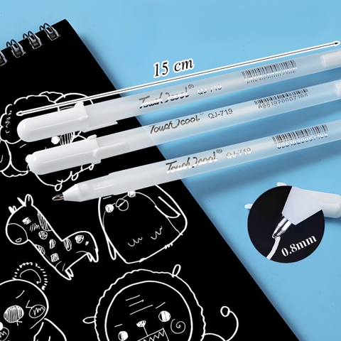 Bút Acrylic Trắng Một Đầu 0,8mm TQ