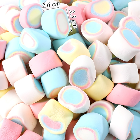 500g Kẹo xốp pastel nhiều màu TQ