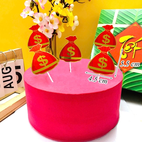 SCG-set cắm túi tiền đỏ