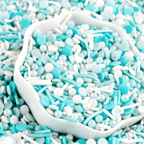 Lọ 100gr Kẹo Đường Mix Xanh Trắng