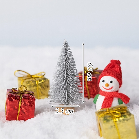 Cây thông noel bạc 6.5cm