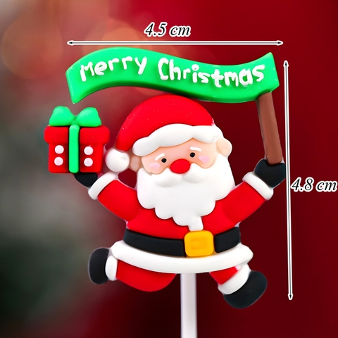 SLC-Que Cắm Silicon Ông Già Noel 1