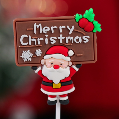 SLC-Que Cắm Silicon Ông Già Noel 3