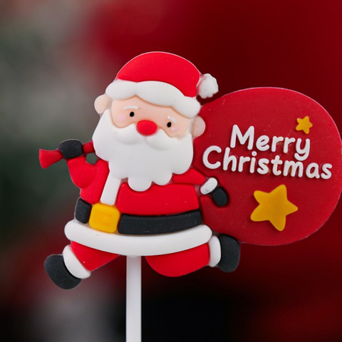 SLC-Que Cắm Silicon Ông Già Noel 5