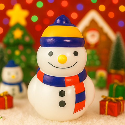 Tượng Noel Người Tuyết Nhựa Dẻo